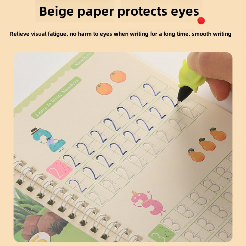 Groove English Calligraphy Practice Book – Fun and Easy Pen Control Training to Master Writing Skills, Perfect for Beginners and Kids