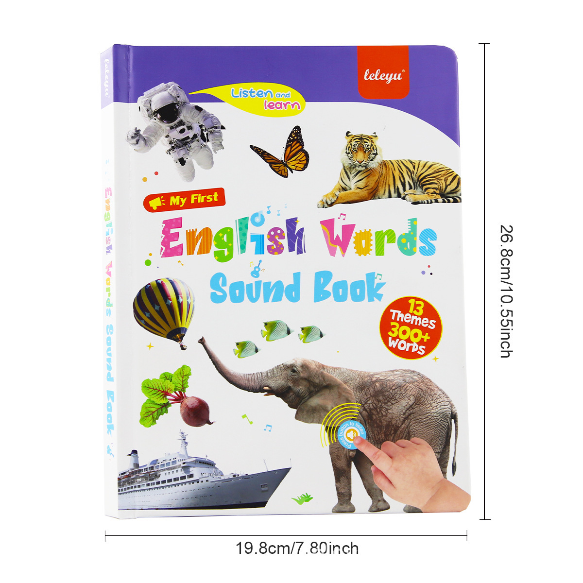 My First English Sound Book – Fun and Interactive Learning for Kids, Portable 19.8cm Design, Perfect for Early Education and Language Development