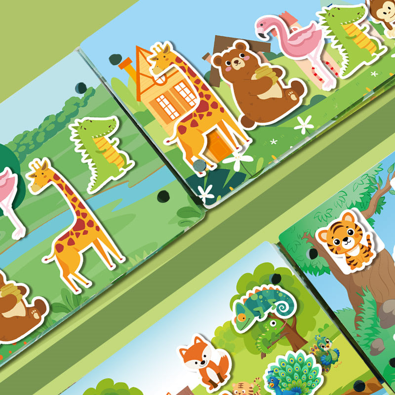 Busy Book Preschool Learning Activity for Toddlers 1-3 Years Old – Educational Toys – Travel-Friendly Toy – Montessori Dinosaur Alphabet Arts and Crafts – Kid Educational Material – Gift Set for Kids