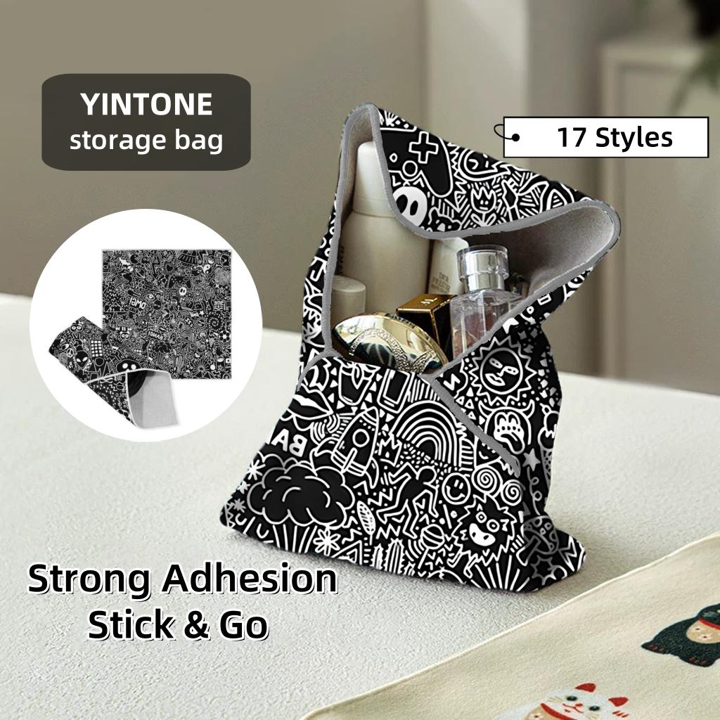 Magical Cloth | Portable Makeup Bag & Camera Bag | Stick & Go Design | One-Piece Makeup, Camera, and iPad Storage | Self-Adhesive, Creative, and Protective